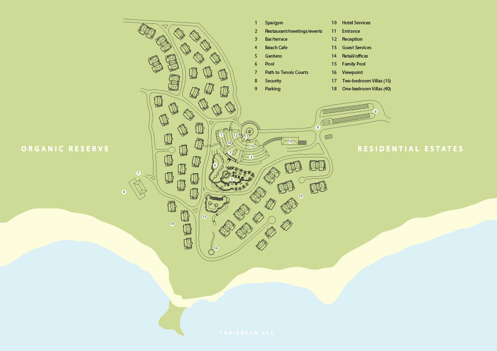 Site Plan | Rendezvous Bay - Antigua